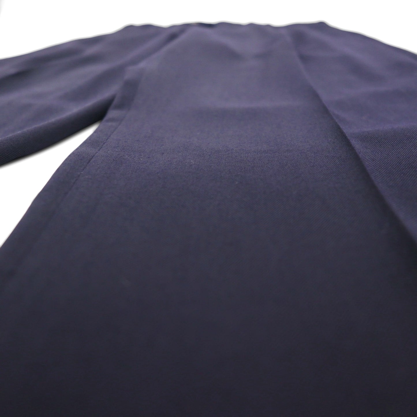 TOMMY HILFIGER 90s 2-pleat wide-leg slacks, size L, navy wool gabardine