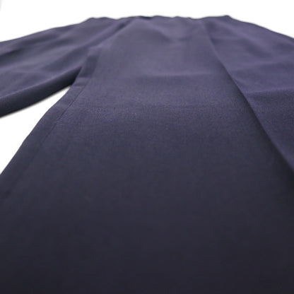 TOMMY HILFIGER 90s 2-pleat wide-leg slacks, size L, navy wool gabardine