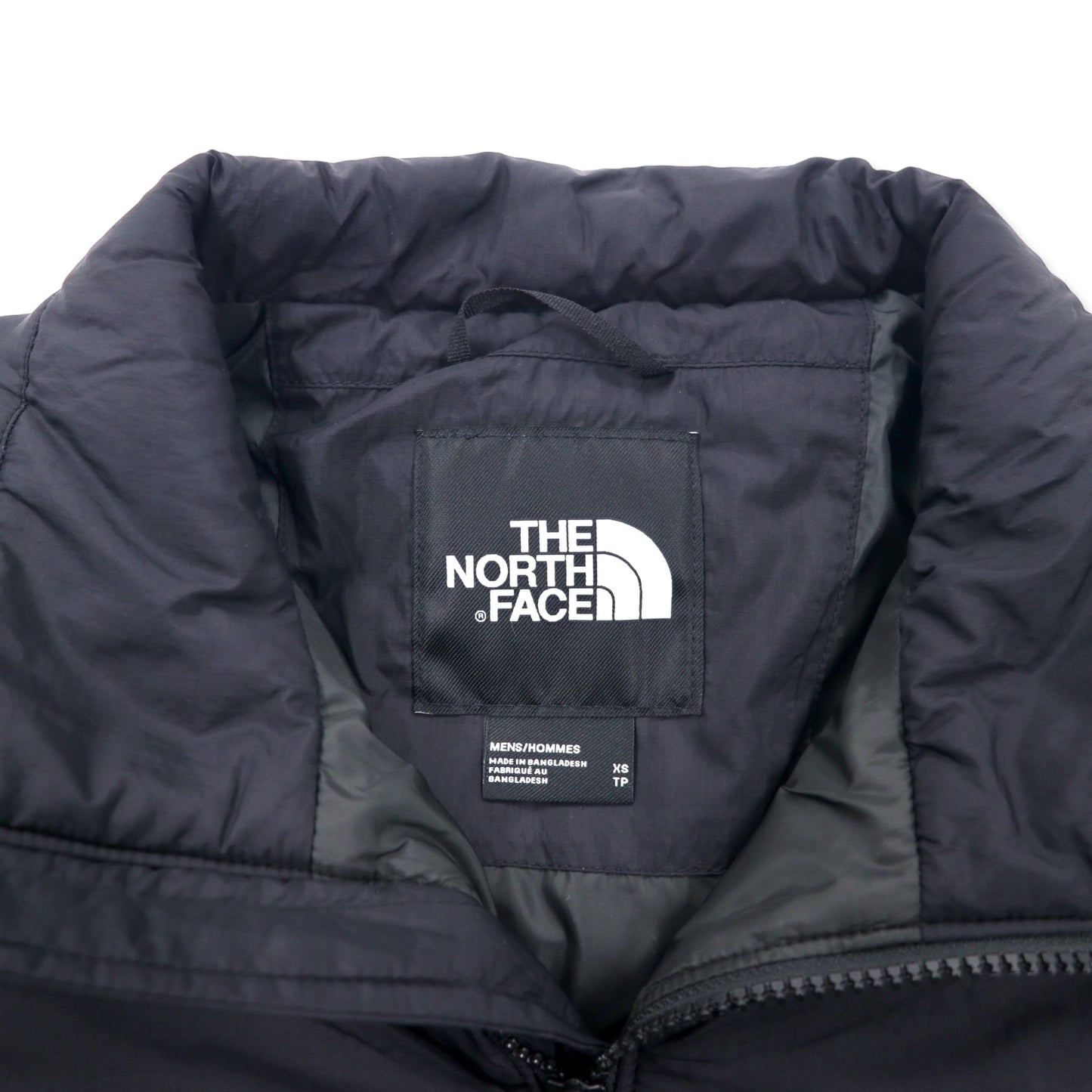 THE NORTH FACE インサレーションジャケット 中綿 XS ブラック ナイロン ロゴ刺繍 EUモデル GOSEI PUFFER JACKET NF0A557V