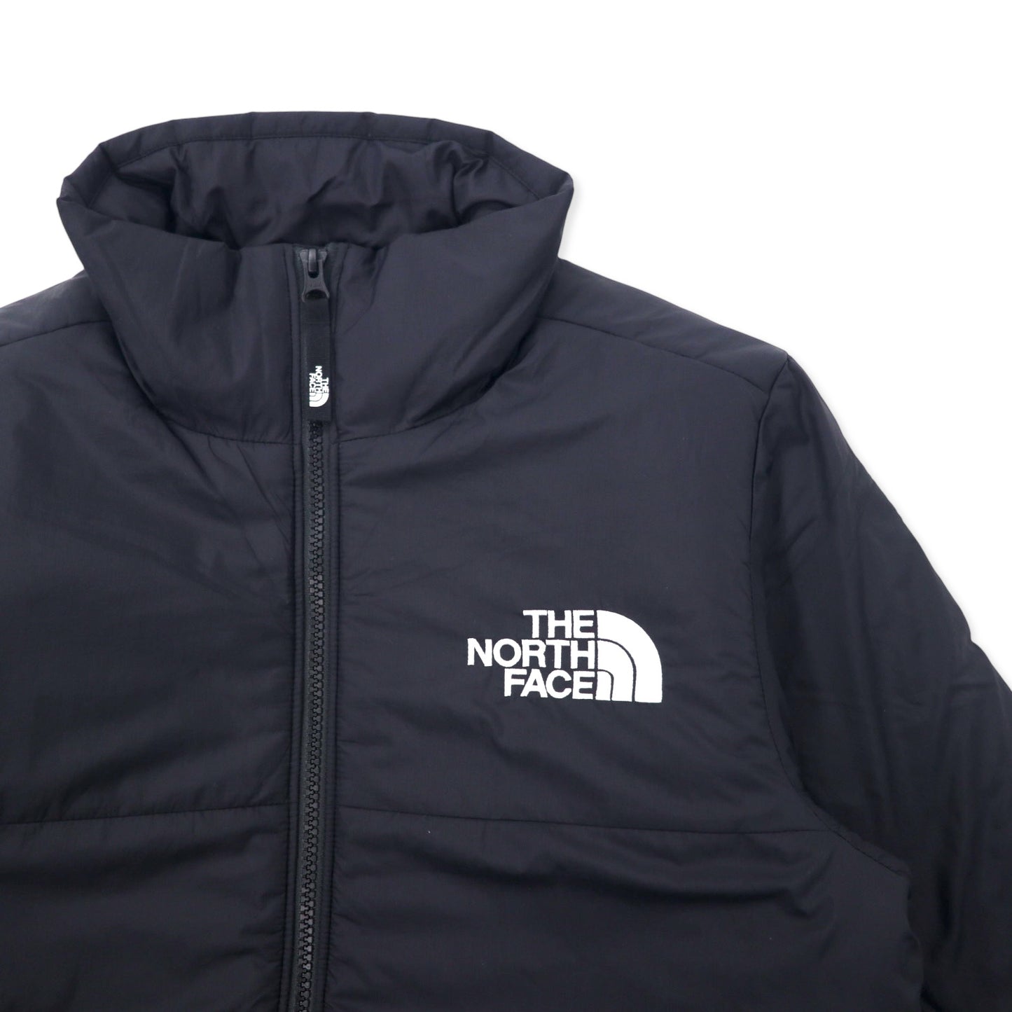 THE NORTH FACE インサレーションジャケット 中綿 XS ブラック ナイロン ロゴ刺繍 EUモデル GOSEI PUFFER JACKET NF0A557V