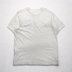 Polo by Ralph Lauren ヘンリーネック Tシャツ XL ホワイト 染み込みプリント ナンバリング CUSTOM FIT