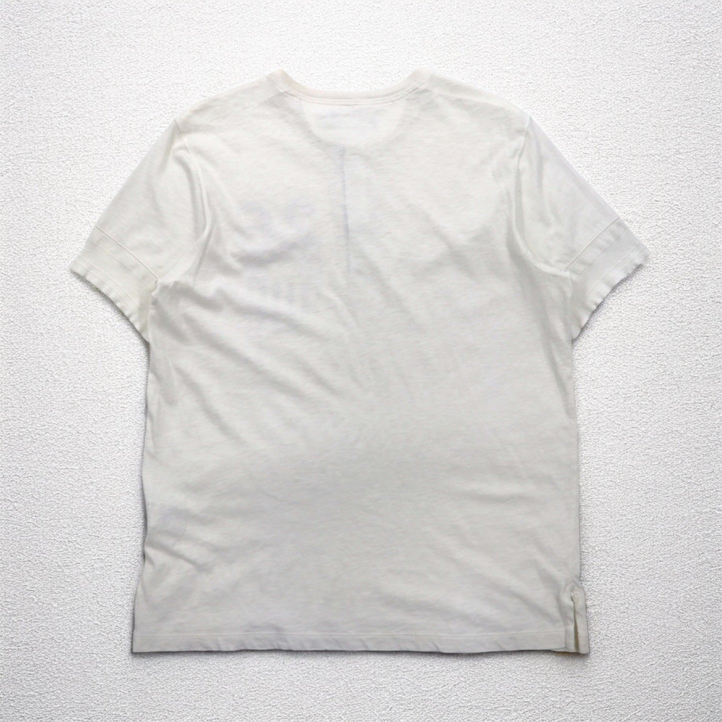 Polo by Ralph Lauren Henley T-shirt, XL, White, Infused Print, Numbering, CUSTOM FIT