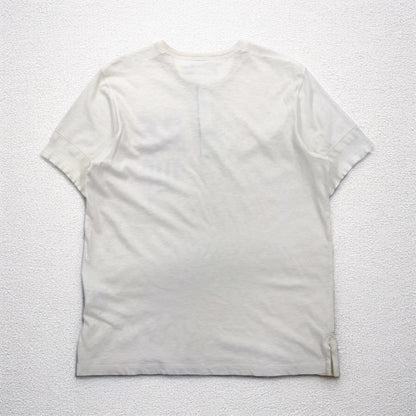 Polo by Ralph Lauren Henley T-shirt, XL, White, Infused Print, Numbering, CUSTOM FIT