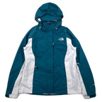 日本然リトテ-古着オンライン-THE NORTH FACE マウンテンパーカー L ブルー ナイロン HYVENT 防水 透湿 ジップインジップ搭載 フード着脱式 ダブルジップ US規格-THE NORTH FACE Mountain Hoodie L Blue Nylon HYVENT Waterproof Breathable Zip-in Zip Hoodie Detachable Double Zip US Standard