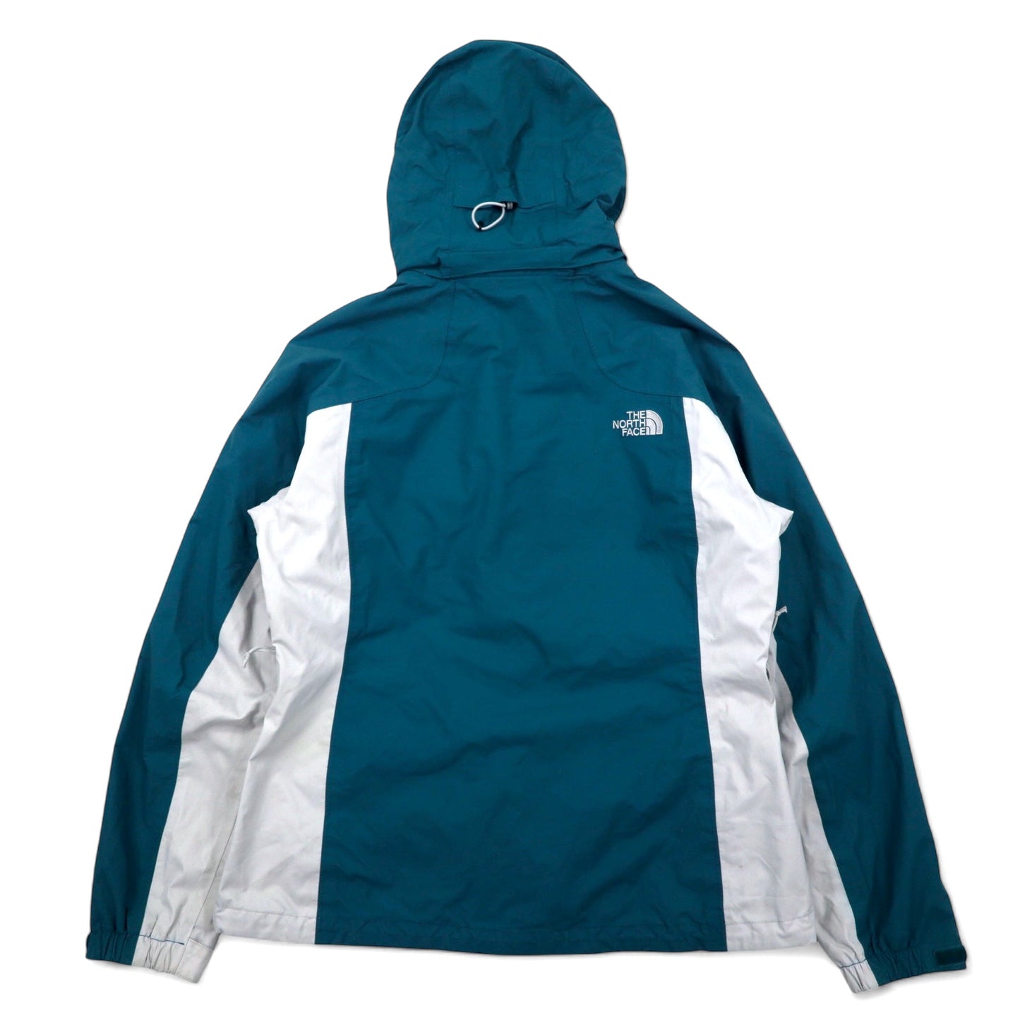 THE NORTH FACE マウンテンパーカー L ブルー ナイロン HYVENT 防水 透湿 ジップインジップ搭載 フード着脱式 ダブルジップ US規格