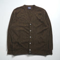 90s USA Vintage Knit Cardigan Cypress Links 90s Made in USA Knit Cardigan Size L Brown Acrylic