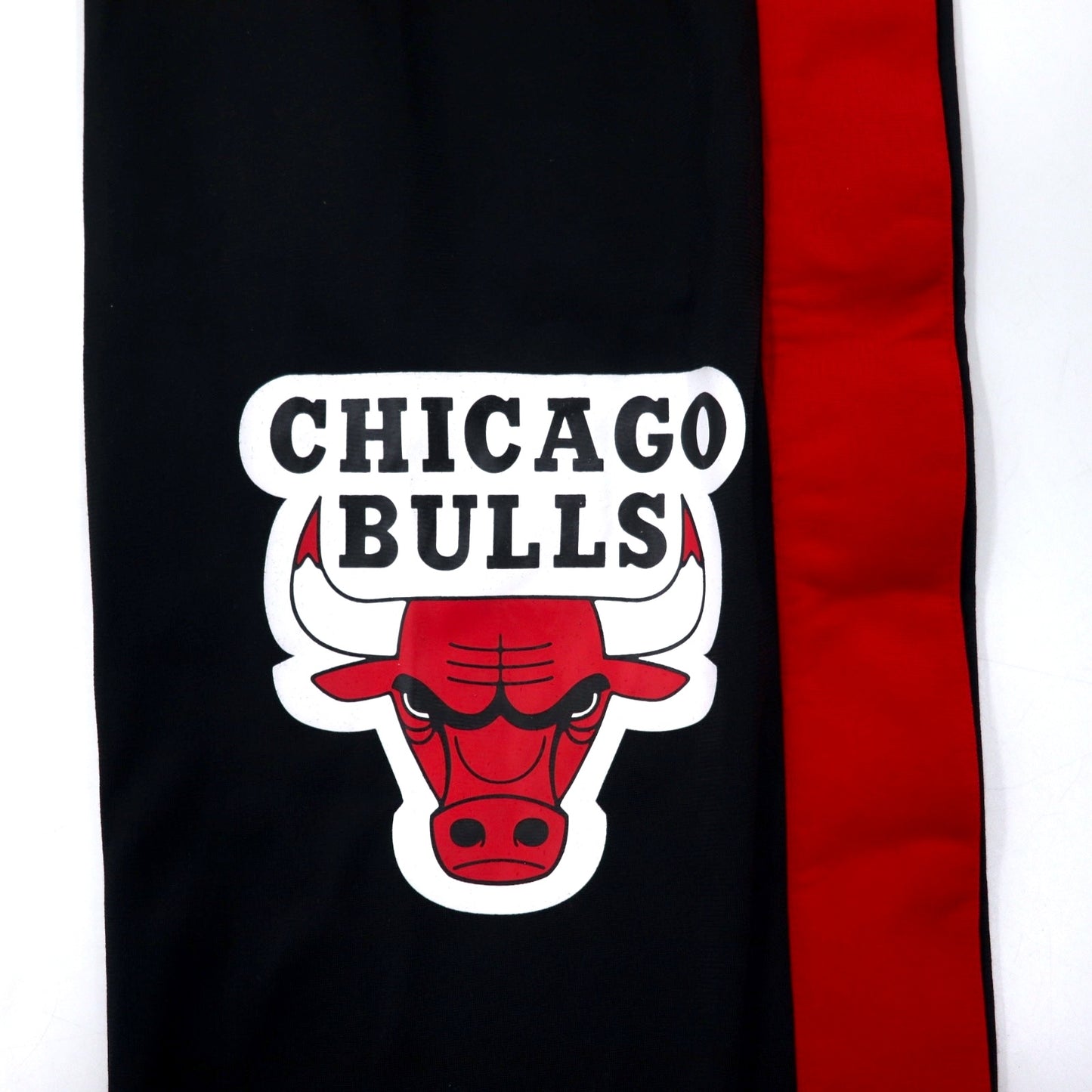 adidas ゲームパンツ トラックパンツ ジャージ 176 ブラック サイドライン スリット スナップボタン NBA CHICAGO BULLS シカゴブルズ 未使用品