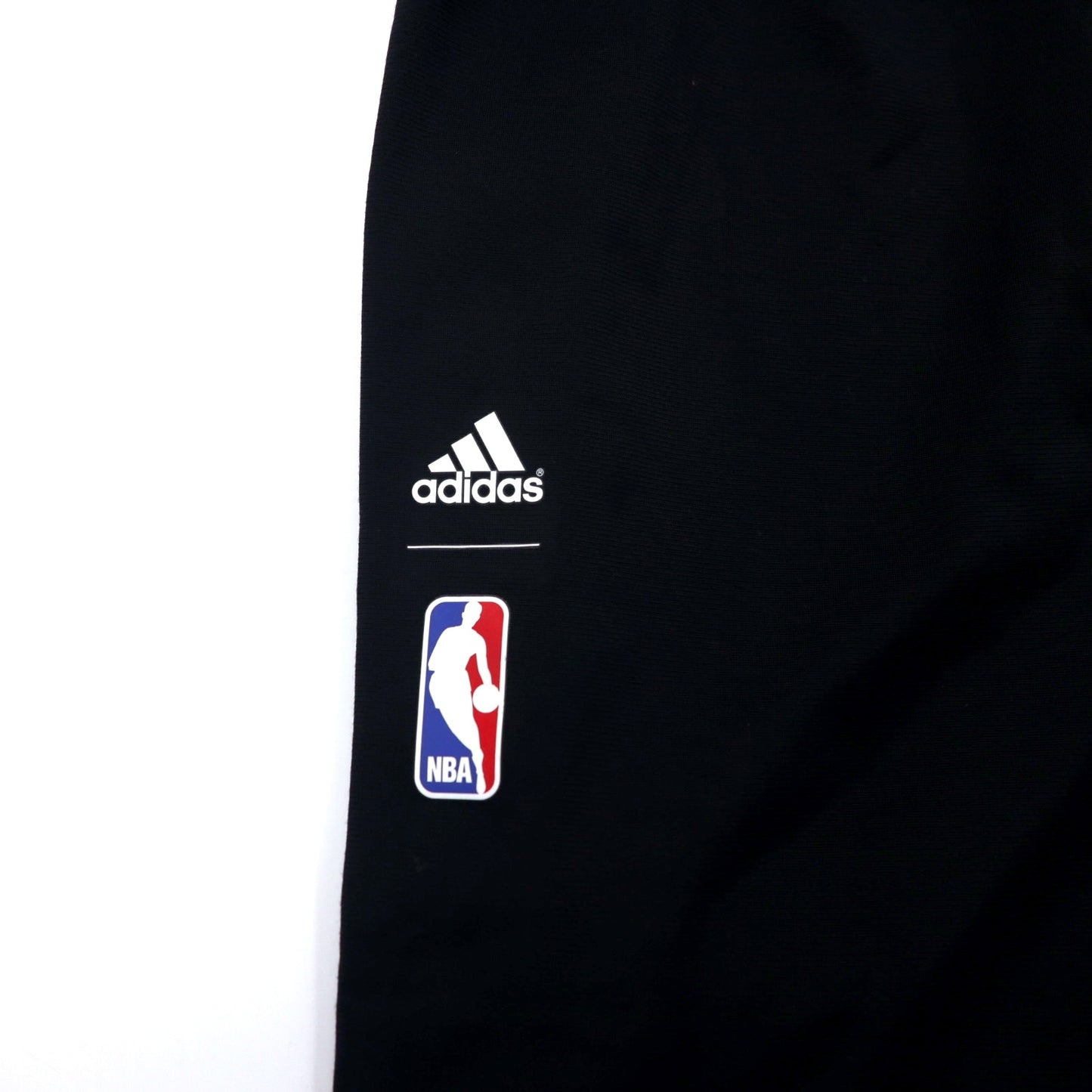 adidas ゲームパンツ トラックパンツ ジャージ 176 ブラック サイドライン スリット スナップボタン NBA CHICAGO BULLS シカゴブルズ 未使用品