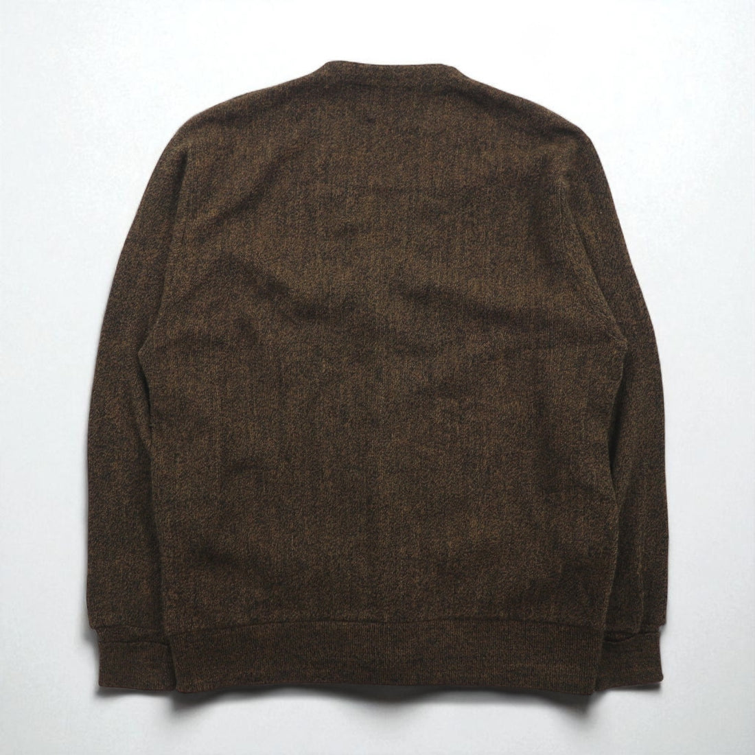 90s USA Vintage Knit Cardigan Cypress Links 90s Made in USA Knit Cardigan Size L Brown Acrylic