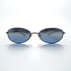 Ray-Ban Oval Sunglasses, Black Metal Frame, RB3230 004/7C, 55-18, 135mm