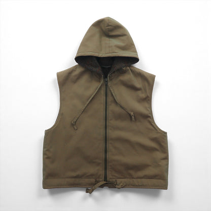 BURBERRY 英国製 90年代 ヴィンテージ 3WAY レイヤード ステンカラーコート M フーデッドベスト ヨーク 一枚袖 玉虫色 裏地ツイード イギリス製