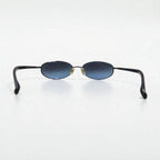 Ray-Ban Oval Sunglasses, Black Metal Frame, RB3230 004/7C, 55-18, 135mm