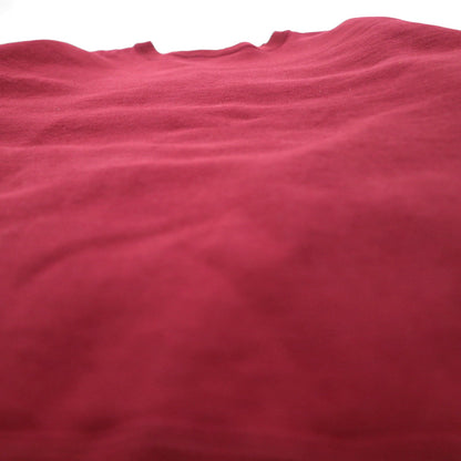 WTAPS バックパッチ クルーネック スウェット ボルドー M コットン 232ATDT-CSM19