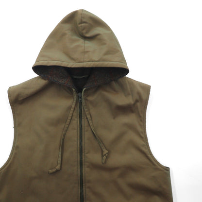 BURBERRY 英国製 90年代 ヴィンテージ 3WAY レイヤード ステンカラーコート M フーデッドベスト ヨーク 一枚袖 玉虫色 裏地ツイード イギリス製