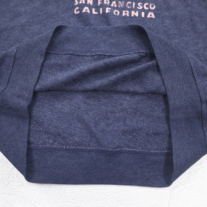 Levi's Classic Crew Print Sweatshirt XL Navy 17387 Made in Sri Lanka