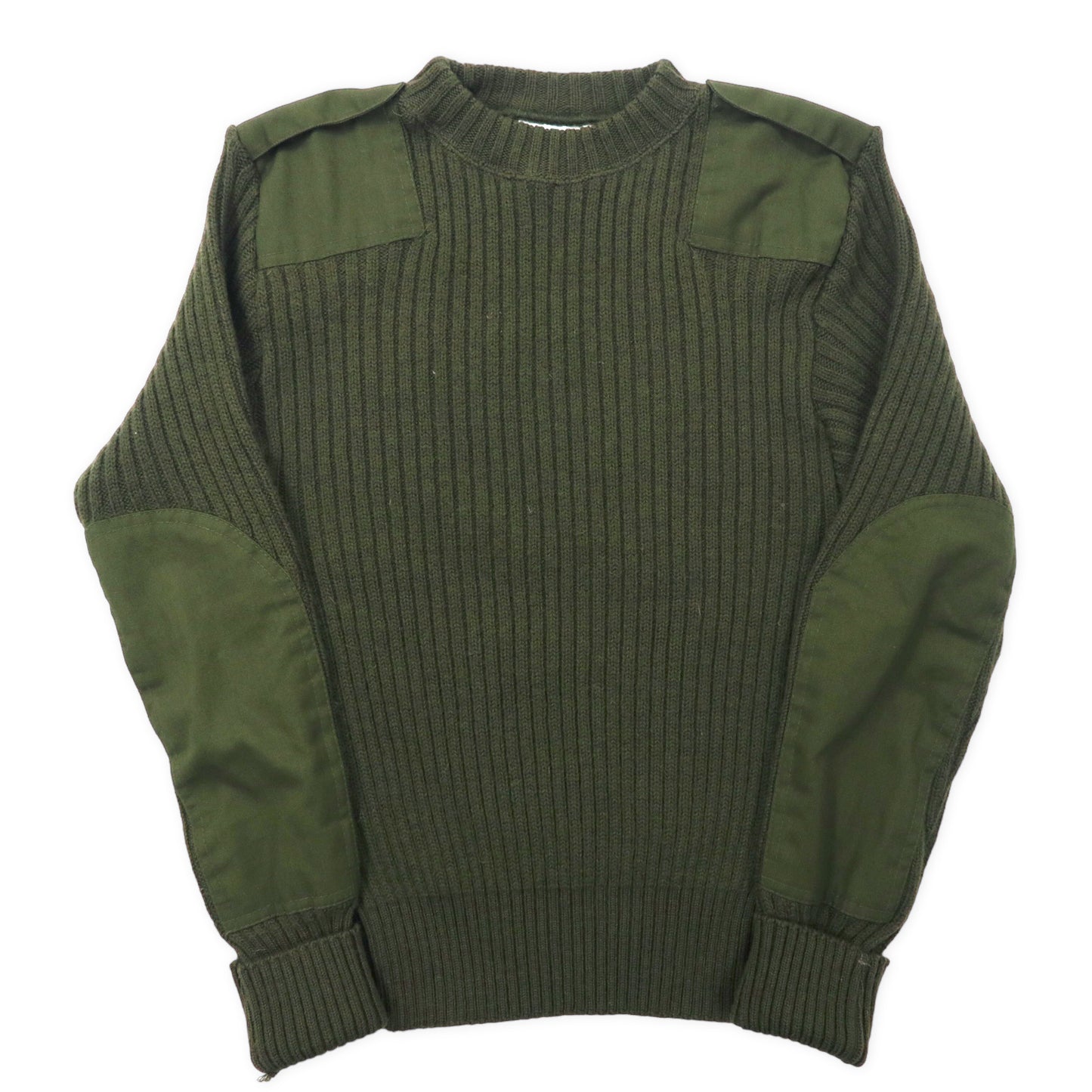 US Army Command Knit Sweater 36 KHAKI Wool Military DSCP