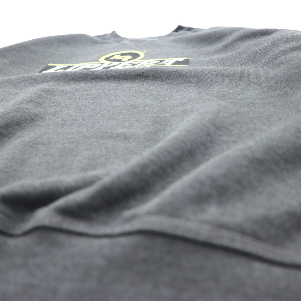 Carhartt Midweight Crewneck Sweatshirt, XL, Grey, Cotton, Fleece Lining, US Company, LIPPERT Print, MIDWEIGHT CREWNECK SWEATSHIRT, K124 026, Made in Mexico