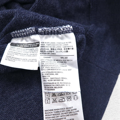 Levi's Classic Crew Print Sweatshirt XL Navy 17387 Made in Sri Lanka