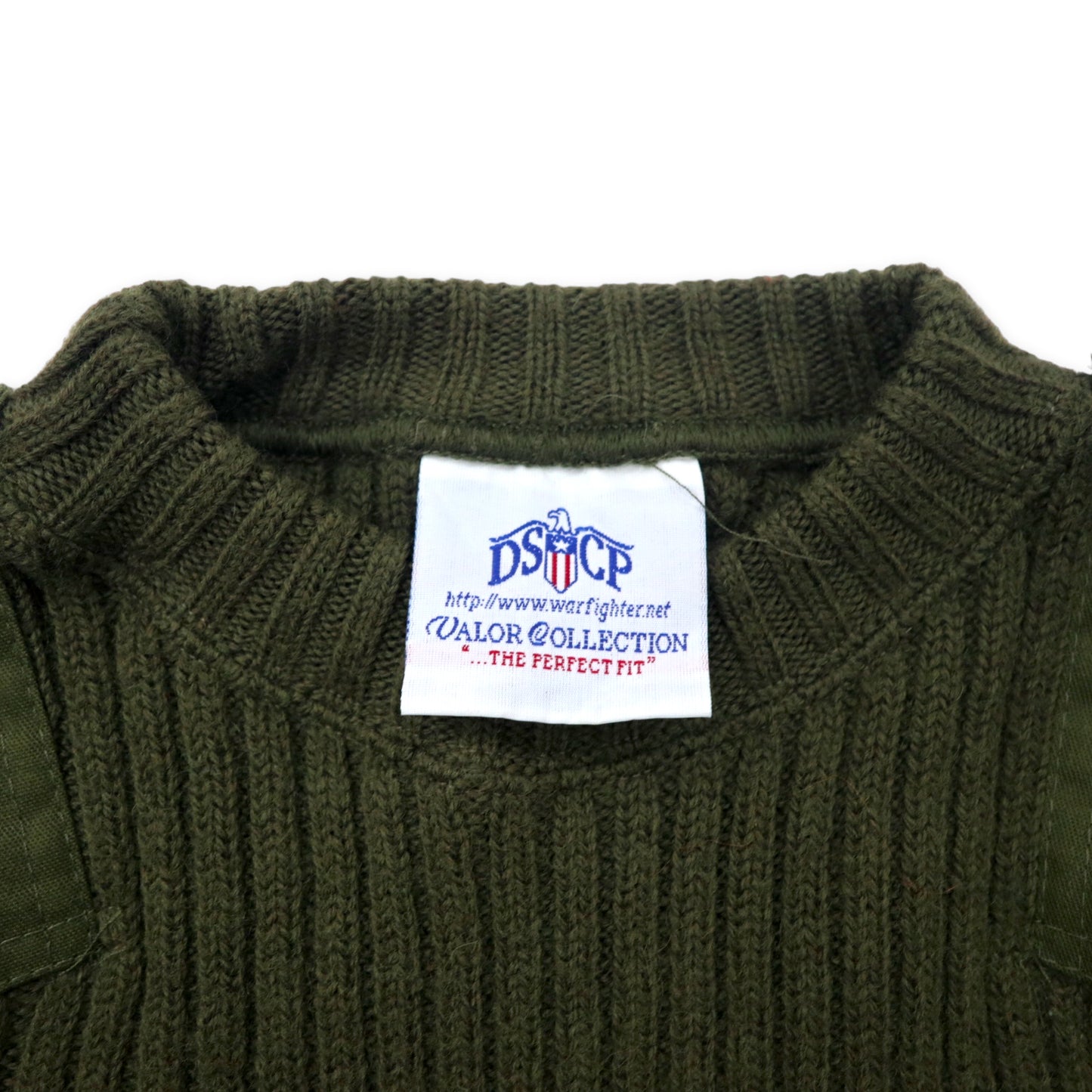 US Army Command Knit Sweater 36 KHAKI Wool Military DSCP – 日本然