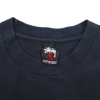 STUSSY スカル パイレーツ プリント Tシャツ S ブラック コットン メキシコ製