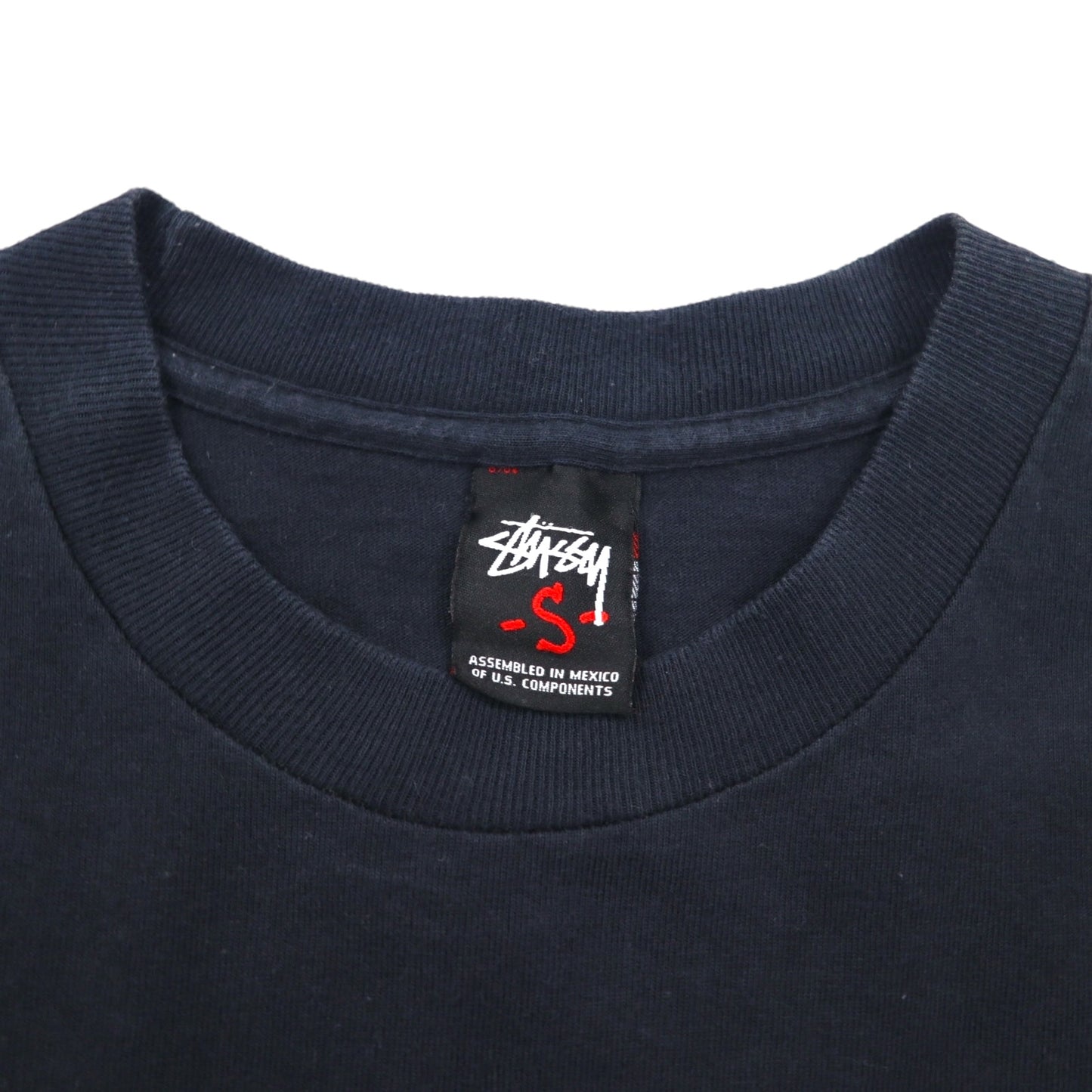 STUSSY Skull Pirate Print T-Shirt, S, Black, Cotton, Made in Mexico