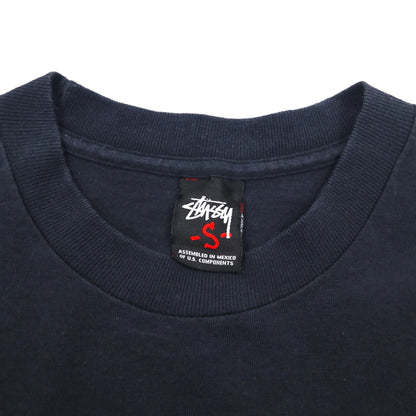 STUSSY Skull Pirate Print T-Shirt, S, Black, Cotton, Made in Mexico