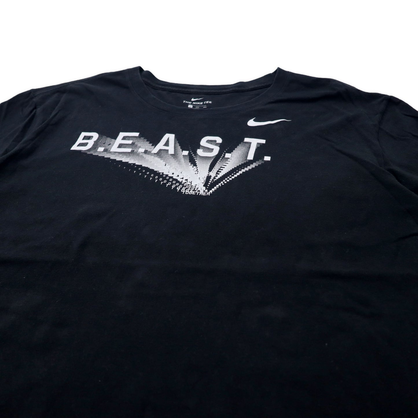 NIKE ビッグサイズ プリントTシャツ 3XL ブラック コットン B.E.A.S.T.