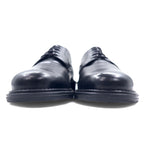 TRADER BAY Italian made plain toe dress shoes 27cm black leather 76444