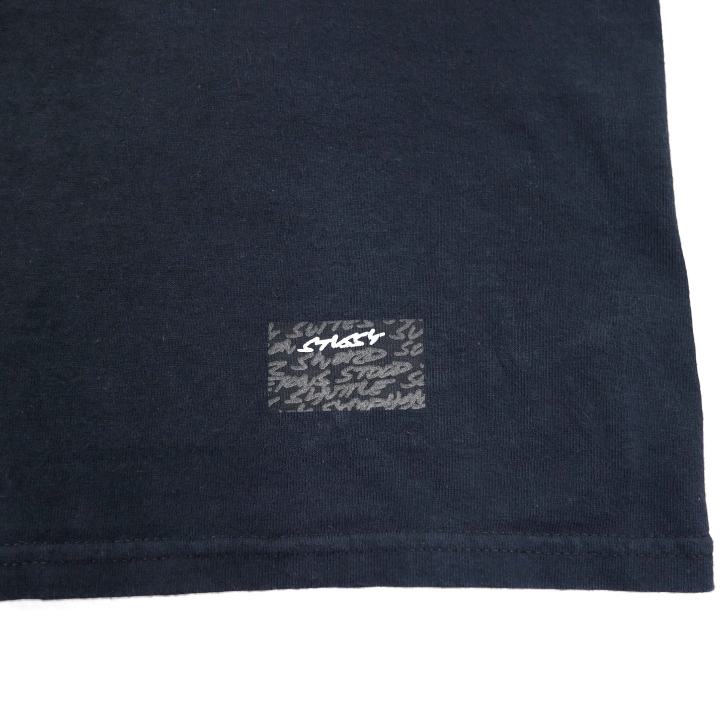 STUSSY Skull Pirate Print T-Shirt, S, Black, Cotton, Made in Mexico