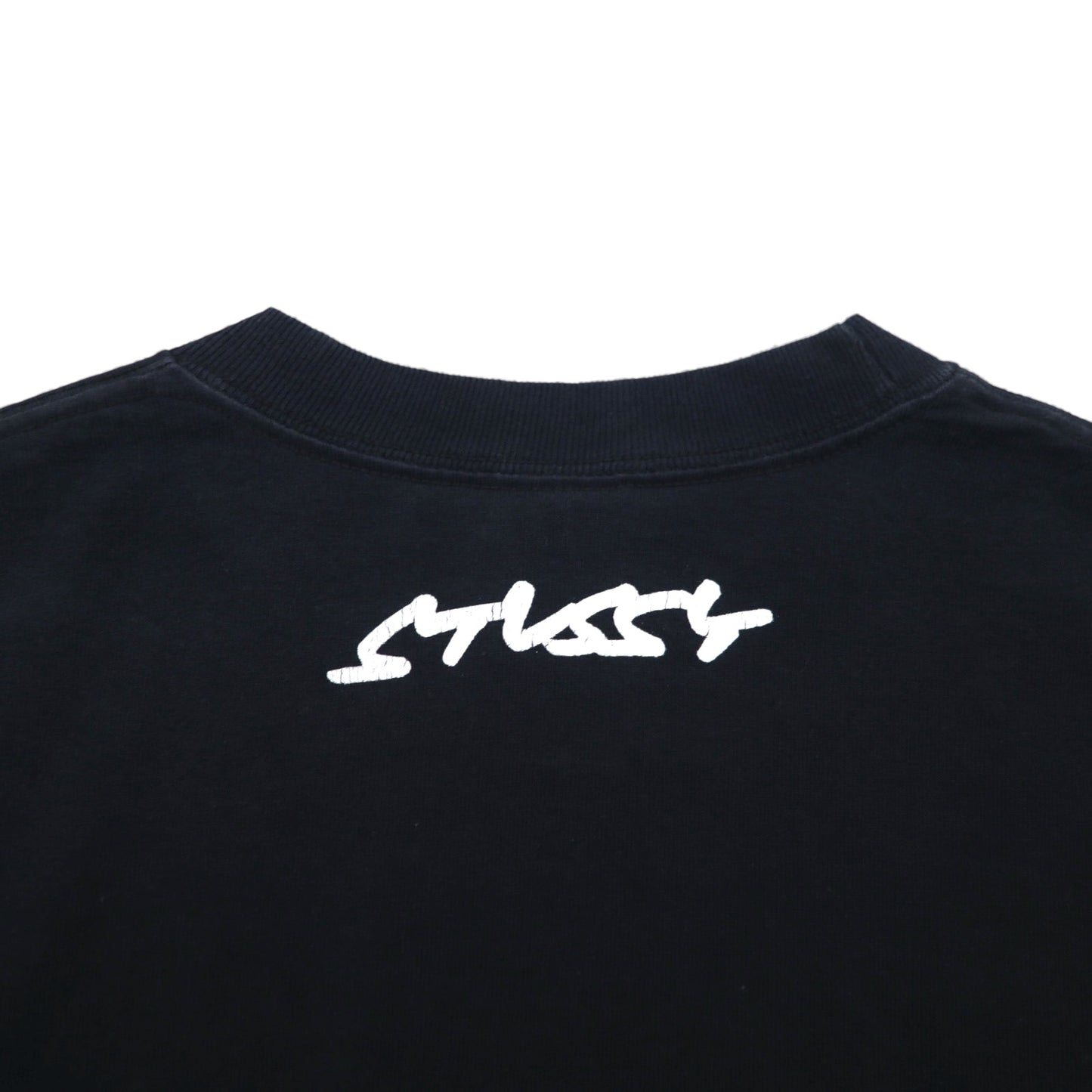 STUSSY Skull Pirate Print T-Shirt, S, Black, Cotton, Made in Mexico