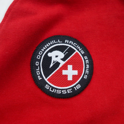 POLO RALPH LAUREN ビッグポニー ラガーシャツ XL レッド スイス POLO DOWNHILL RACING SERIES