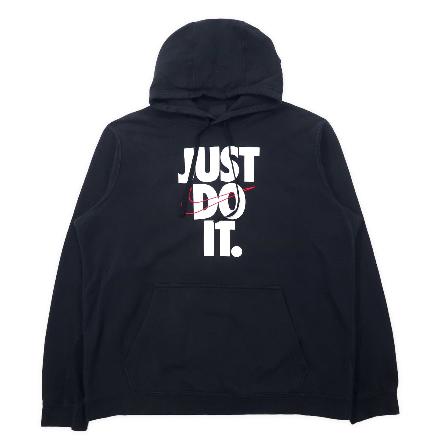 NIKE JUST DO IT. プルオーバーパーカー XL ブラック コットン JDI HOODIE 928717-010