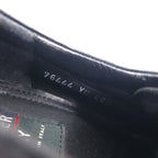 TRADER BAY Italian made plain toe dress shoes 27cm black leather 76444