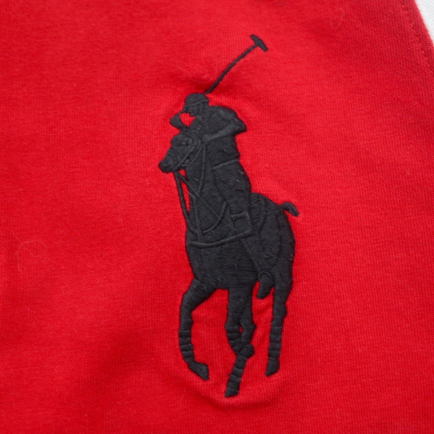 POLO RALPH LAUREN ビッグポニー ラガーシャツ XL レッド スイス POLO DOWNHILL RACING SERIES