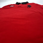 POLO RALPH LAUREN ビッグポニー ラガーシャツ XL レッド スイス POLO DOWNHILL RACING SERIES