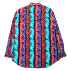 Wrangler USA Made 80's Native American Western Shirt, XL, Multicolor, Cotton