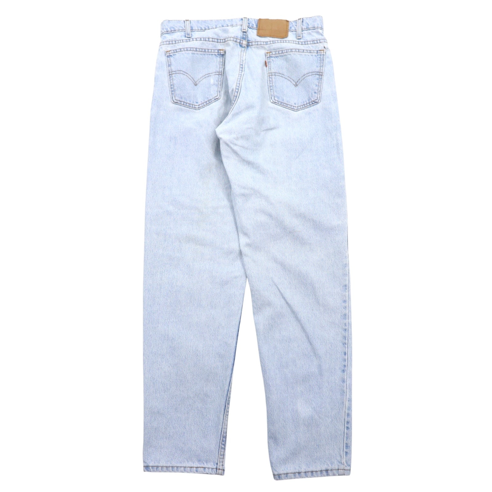 Levi's USA製 550 RELAXED FIT TAPERED テーパード デニムパンツ 34 ブルー コットン ジッパーフライ オレンジタブ