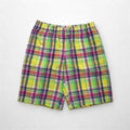 Polo by Ralph Lauren amphibious madras check shorts, half pants, L, yellow, small pony embroidery