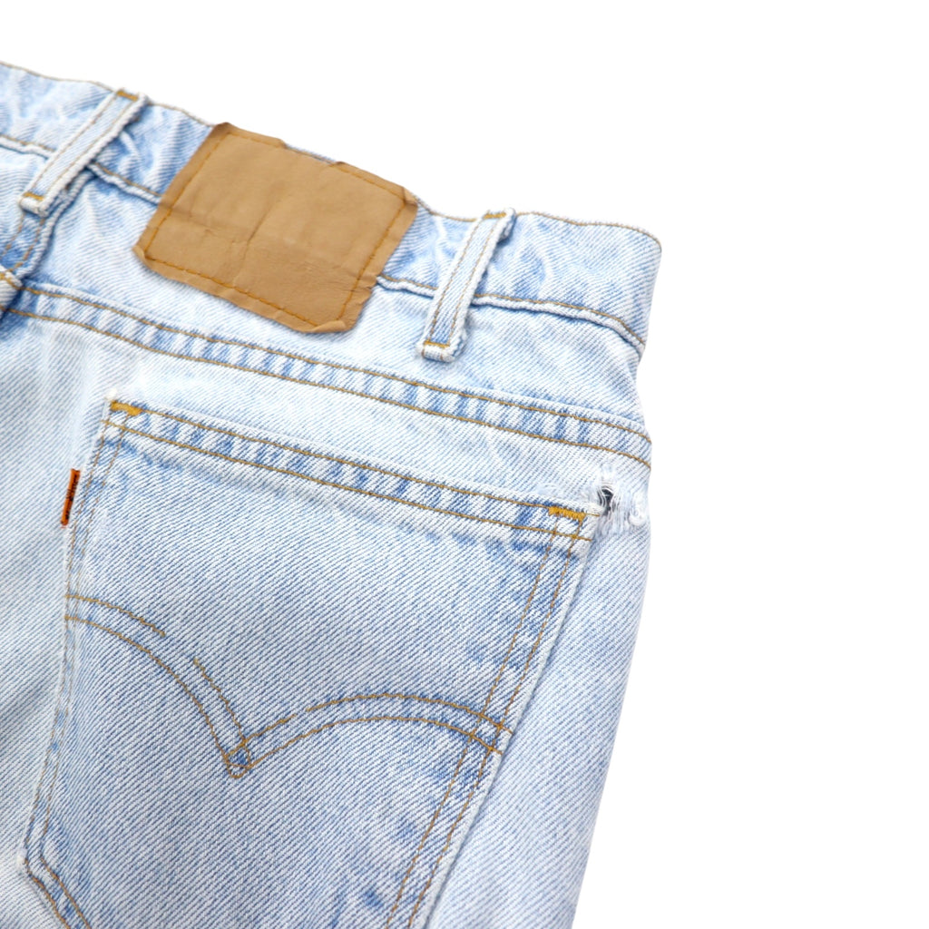 Levi's USA製 550 RELAXED FIT TAPERED テーパード デニムパンツ 34 ブルー コットン ジッパーフライ オレンジタブ