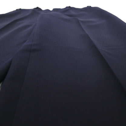 BURBERRY 80年代 日本製 ピークドラペル ダブルブレスト セットアップ スーツ S ネイビー ウール TASMANIA WOOL 紺ブレ 金ボタン ギャバジン