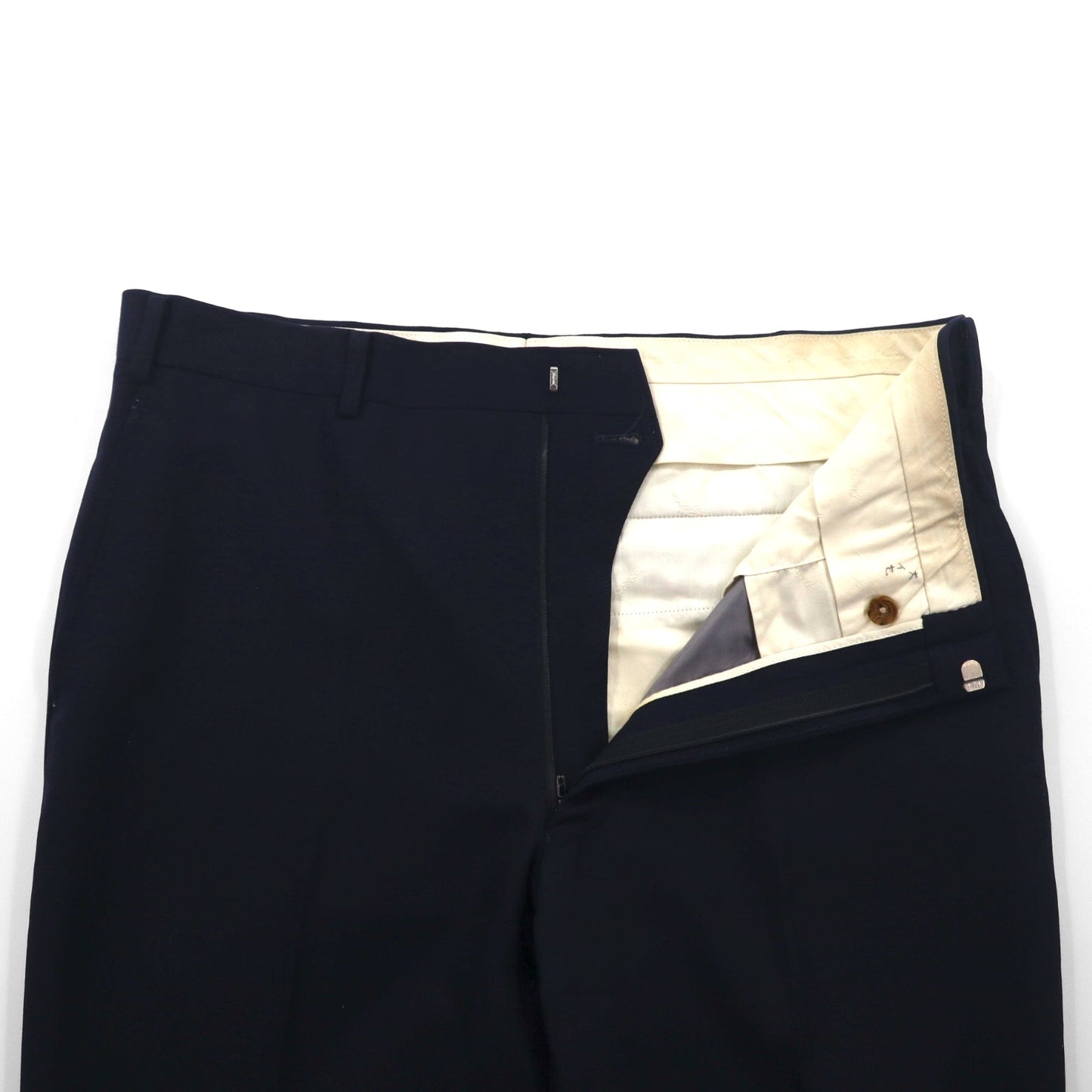 BURBERRY 80年代 日本製 ピークドラペル ダブルブレスト セットアップ スーツ S ネイビー ウール TASMANIA WOOL 紺ブレ 金ボタン ギャバジン