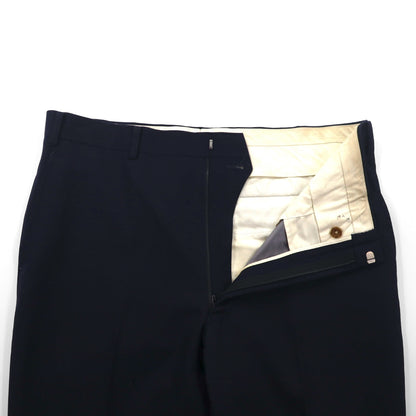 BURBERRY 80年代 日本製 ピークドラペル ダブルブレスト セットアップ スーツ S ネイビー ウール TASMANIA WOOL 紺ブレ 金ボタン ギャバジン