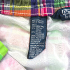 Polo by Ralph Lauren amphibious madras check shorts, half pants, L, yellow, small pony embroidery