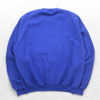 JERZEES Printed Sweatshirt, XL, Blue, Cotton, Fleece Lining, NAACP, Made in Mexico