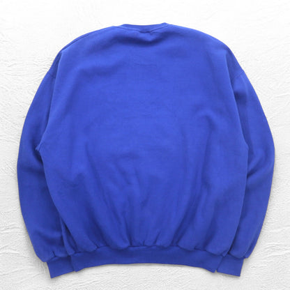 JERZEES Printed Sweatshirt, XL, Blue, Cotton, Fleece Lining, NAACP, Made in Mexico