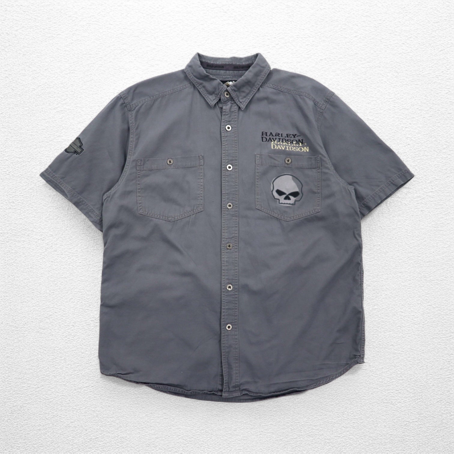 ハーレーダビッドソン スカル バックプリント tシャツ - メルカリ 