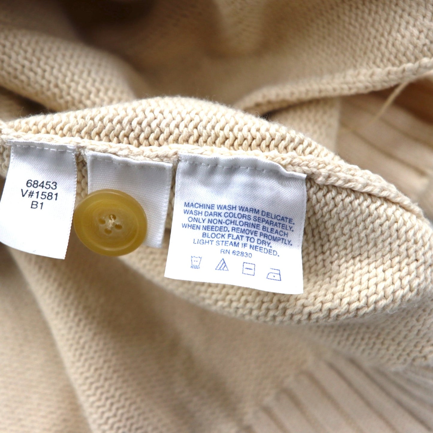 LANDS' END 90年代 プレッピー カーディガン ニット XL ミドルゲージ クラシック アイビー