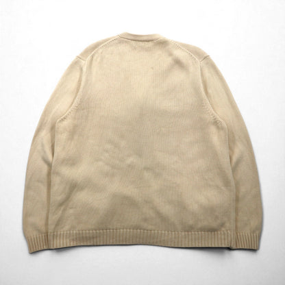 LANDS' END 90年代 プレッピー カーディガン ニット XL ミドルゲージ クラシック アイビー