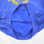 JERZEES Printed Sweatshirt, XL, Blue, Cotton, Fleece Lining, NAACP, Made in Mexico