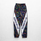 BILLIONAIRE BOYS CLUB Track Pants BB WIND PANTS S Navy All-over Paisley Pattern 881-6106